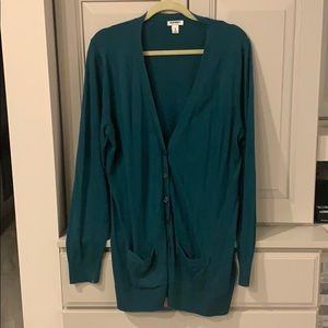🍁 Old Navy BF Cardigan Teal Next Time Size XL